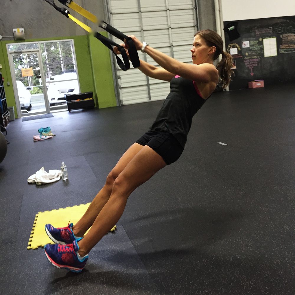Strength work in the rehab gym